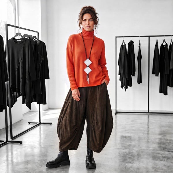 Basic Strick Pulli "Ida" aus Viskosemischfaser - viele Farben