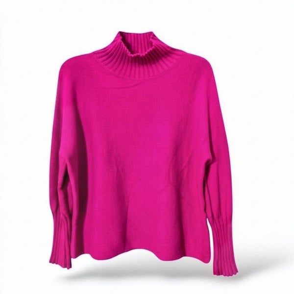 Basic Strick Pulli "Ida" aus Viskosemischfaser - viele Farben