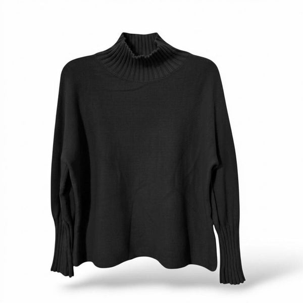 Basic Strick Pulli "Ida" aus Viskosemischfaser - viele Farben