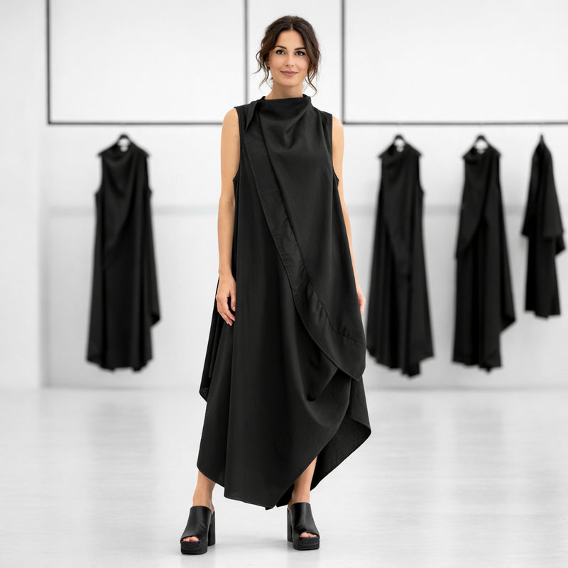 Schwarze Mode – Look 1
